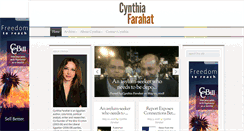 Desktop Screenshot of cynthiafarahat.com